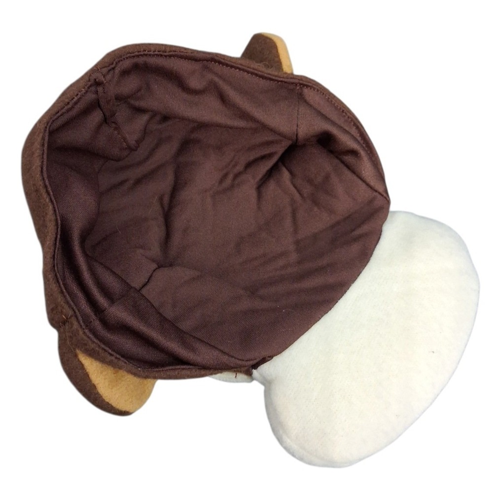 Kmart Toddler Monkey Costume 1-2 Years Brown Plush Halloween Animal Hood Tail - Picture 4 of 10